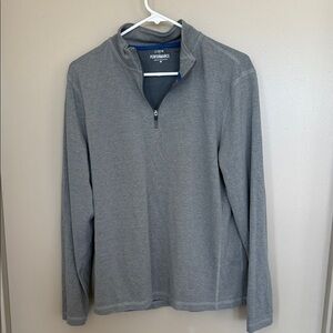 JCREW Men's Quarter-Zip Gray Sweater
